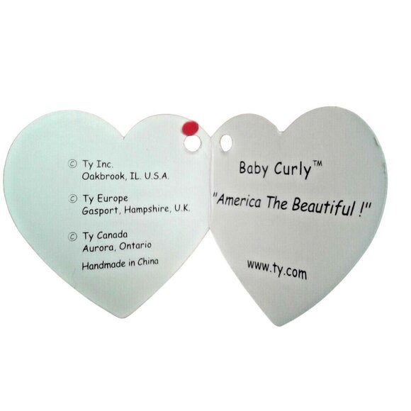 Baby Curly Attic Treasure USA sweater Teddy Bear Stuffed Animal - Picture 8 of 9